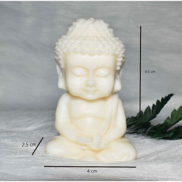 Bộ 2 tượng Phật sáp thơm, trang trí bàn thờ, nhà cửa (tượng Phật tỏa hương thơm)