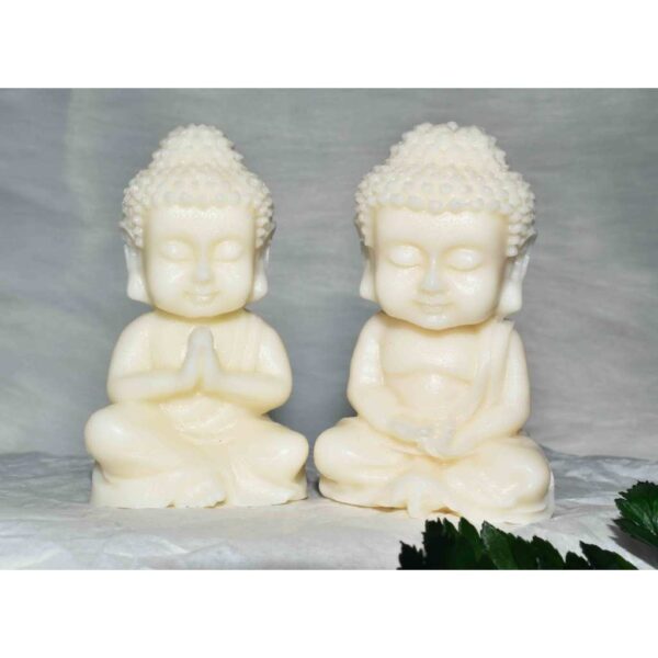 Bộ 2 tượng Phật sáp thơm, trang trí bàn thờ, nhà cửa (tượng Phật tỏa hương thơm)