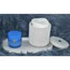 Hủ thạch cao có nắp đa dụng, dùng decor,  đựng trang sức, viết, dụng cụ trang điểm, tâm bông, bông tẩy trang...