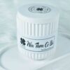 Hủ thạch cao có nắp đa dụng, dùng decor,  đựng trang sức, viết, dụng cụ trang điểm, tâm bông, bông tẩy trang...
