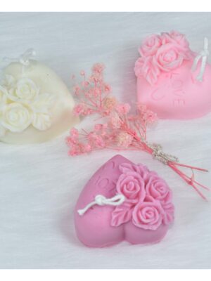 Nến Thơm quà tặng Trái Tim - an toàn - Quà tặng valentine, thay lời bạn muốn nói.