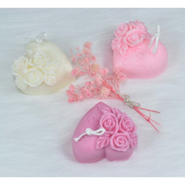 Nến Thơm quà tặng Trái Tim - an toàn - Quà tặng valentine, thay lời bạn muốn nói.