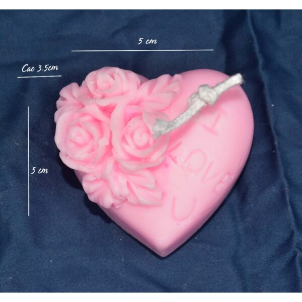 Nến Thơm quà tặng Trái Tim - an toàn - Quà tặng valentine, thay lời bạn muốn nói.