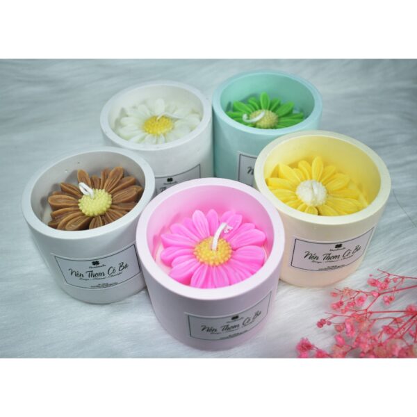 Nến thơm handmade, hủ thạch cao trơn có nắp 150gr, an toàn, thư giãn,  chill, giảm căng thẳng (nhiều mùi)