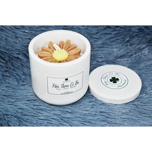 Nến thơm handmade, hủ thạch cao trơn có nắp 150gr, an toàn, thư giãn,  chill, giảm căng thẳng (nhiều mùi)