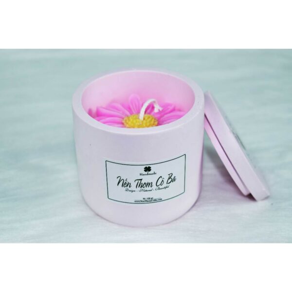 Nến thơm handmade, hủ thạch cao trơn có nắp 150gr, an toàn, thư giãn,  chill, giảm căng thẳng (nhiều mùi)
