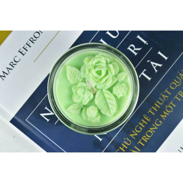 Nến thơm handmade - hủ thủy tinh 100gr có nắp, giảm căng thẳng, làm sạch không khí (nhiều mùi)