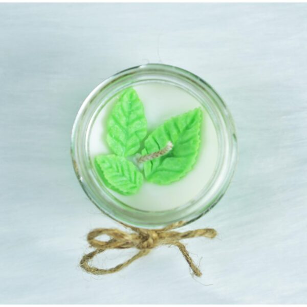 Nến thơm handmade, ly thủy tinh 100gr có nắp, không khói, giúp thư giản, đuổi muỗi, làm sạch không khí