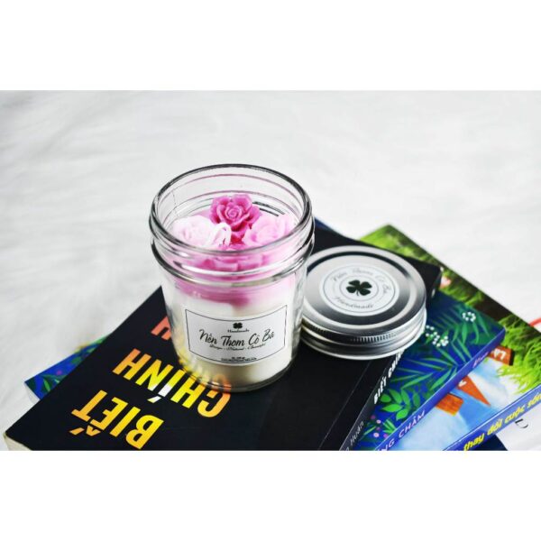 Nến thơm hủ thủy tinh có nắp 150gr -handmade, giúp thư giãn, quà tặng, decor, trang trí nhà cửa (nhiều mùi)