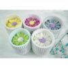 Nến thơm tinh dầu handmade, hủ thạch cao sọc 150g có nắp, không khói, decor, giúp thư giãn, quà tặng (nhiều mùi)