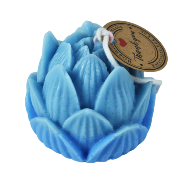 Nến thơm phòng handmade hình búp sen, dùng trang trí bàn thờ, cúng phật, decor chụp hình, làm quà tặng.