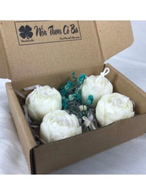 Set quà tặng nến thơm - Qùa tặng dịp đặc biệt, món quà tinh tế dành cho người thương, bạn bè. (mùi ngẫu nhiên)